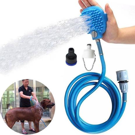 Mangueira Luva Lava Facil Banho Cachorro Gato Pet Massageadora - Ab midia Menor preço em Mangueira Luva Lava Facil Banho Cachorro Gato Pet Massageadora - Ab midia