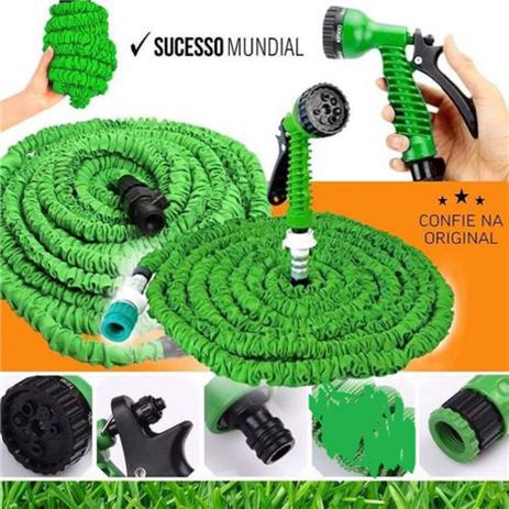 Mangueira Mágica Retrátil Flexível Elástica Expansível 30 Metros original - gfone Menor preço em Mangueira Mágica Retrátil Flexível Elástica Expansível 30 Metros original - gfone