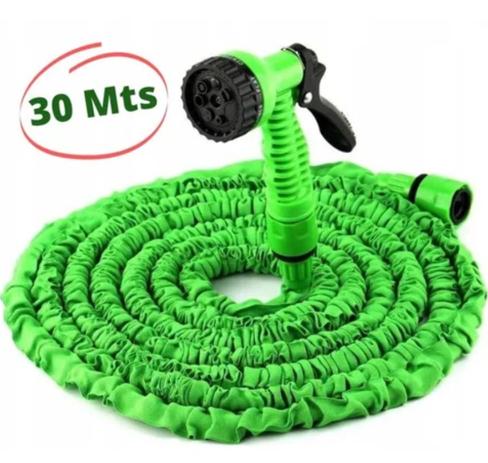 Mangueira Mágica Retrátil Flexível Elástica Expansível 30m Jardim - - Menor preço em Mangueira Mágica Retrátil Flexível Elástica Expansível 30m Jardim - -