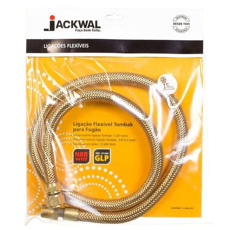 Mangueira para gas cobre 1,20m jackwal Menor preço em Mangueira para gas cobre 1,20m jackwal