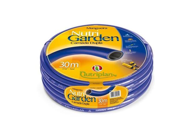 Mangueira para Jardim 30 Metros 7/16” - Azul - Nutriplan Menor preço em Mangueira para Jardim 30 Metros 7/16” - Azul - Nutriplan