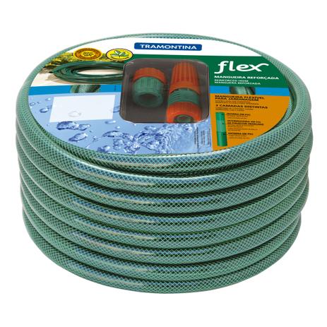 Mangueira Para Jardim Flex Com Engates Rosqueados e Esguicho - 20m - Tramontina é boa?