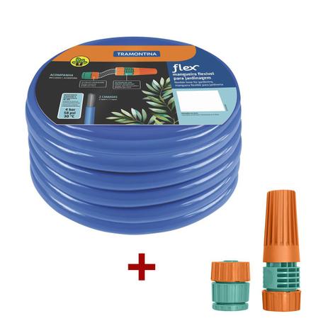 Mangueira Para Jardim Tramontina Flex 79162302 30 Metros Azul é boa?