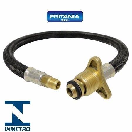 Mangueira Pigtail Para Botijão Gás Industrial P45 0.50cm 963 - Fritania Menor preço em Mangueira Pigtail Para Botijão Gás Industrial P45 0.50cm 963 - Fritania