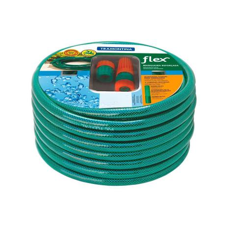 Mangueira reforçada para jardim 1/2” com 30 metros (Verde) - Tramontina Menor preço em Mangueira reforçada para jardim 1/2” com 30 metros (Verde) - Tramontina