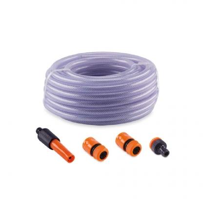 Mangueira trancada 1/2” transp 10m engat+esguicho forceline Menor preço em Mangueira trancada 1/2” transp 10m engat+esguicho forceline
