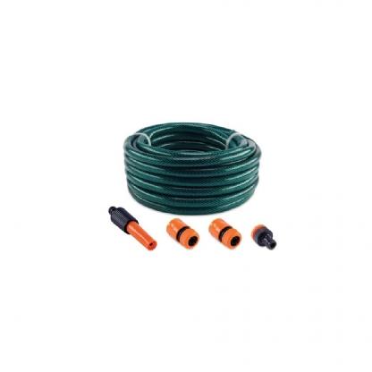 Mangueira trancada 1/2” vd 10m engat+esguicho forceline Menor preço em Mangueira trancada 1/2” vd 10m engat+esguicho forceline