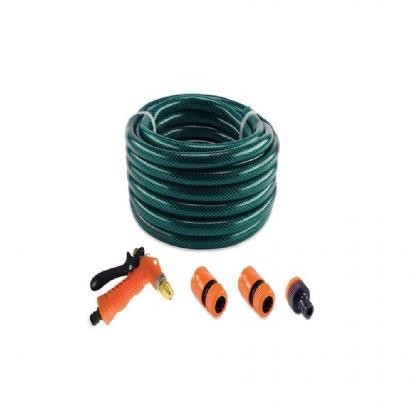 Mangueira trancada 1/2” verde 20m hidro pistola forceline Menor preço em Mangueira trancada 1/2” verde 20m hidro pistola forceline