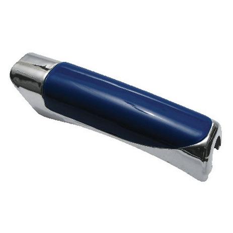 Manopla de freio de mão azul/cromada - Shekparts Menor preço em Manopla de freio de mão azul/cromada - Shekparts