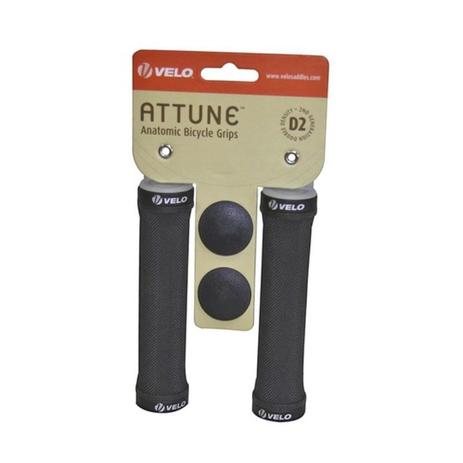 Manopla MTB Velo Kraton 135mm c/ Trava - Preto Menor preço em Manopla MTB Velo Kraton 135mm c/ Trava - Preto