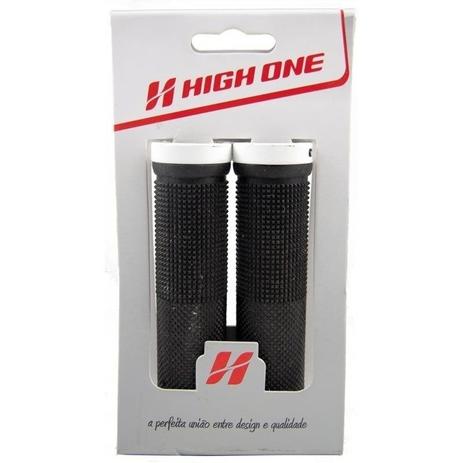 Menor preço em Manopla Para Bicicleta Mtb 130mm Preto/Branco High One