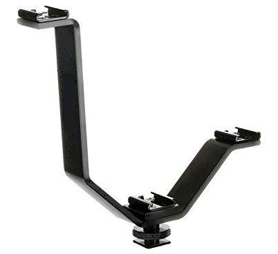 Manopla Suporte Flash em V Adaptador Sapata Triplo P Câmeras - Oem Menor preço em Manopla Suporte Flash em V Adaptador Sapata Triplo P Câmeras - Oem