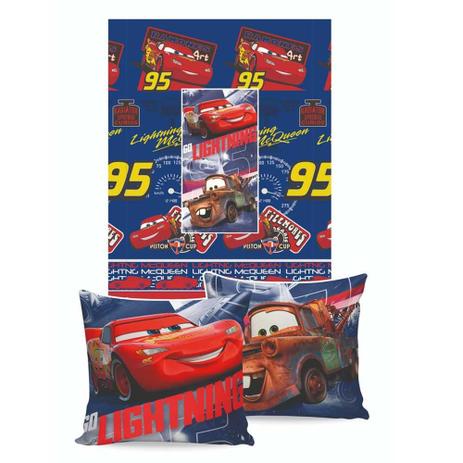 Manta Almofada Disney Jolitex Carros Menor preço em Manta Almofada Disney Jolitex Carros