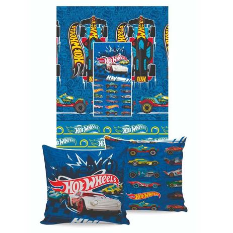 Manta Almofada Disney Jolitex Hot Wheels Menor preço em Manta Almofada Disney Jolitex Hot Wheels