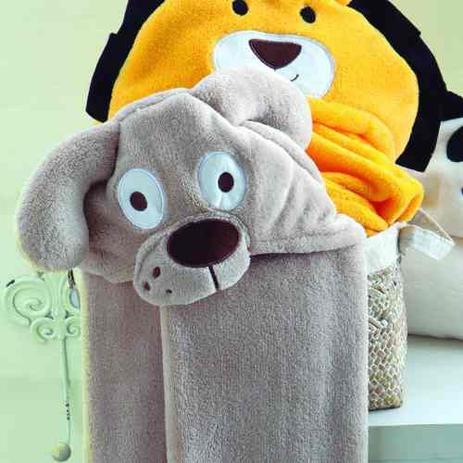 Manta Baby Com Capuz Jolitex 0,75x1,00m Bichos Cãozinho Menor preço em Manta Baby Com Capuz Jolitex 0,75x1,00m Bichos Cãozinho