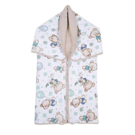 Manta Baby Sac Menino Lynel Urso Jardineiro Menor preço em Manta Baby Sac Menino Lynel Urso Jardineiro