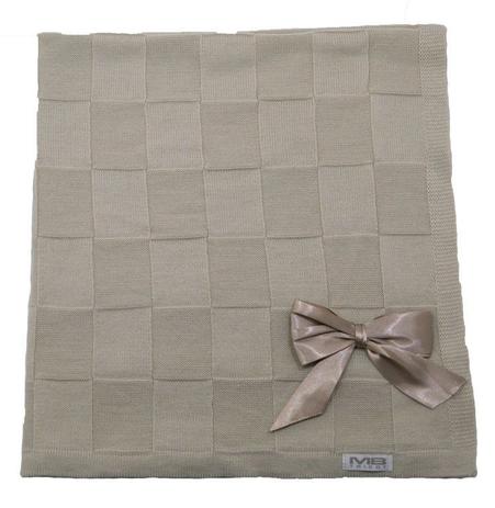 Manta Bebe Trico Maternidade Laco Luxo Bege Mb Tricot Manta Para Bebe Magazine Luiza