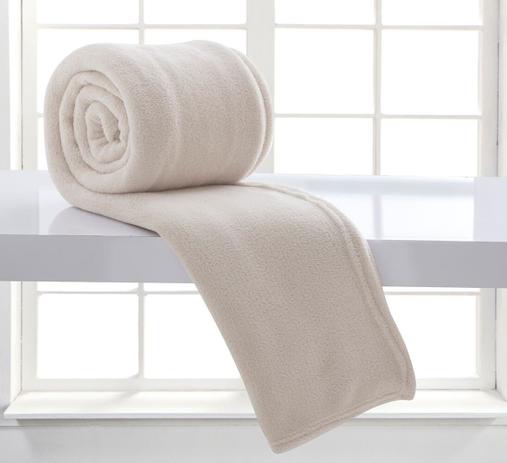 Manta Casal Microfibra Home Design Bege - Corttex Menor preço em Manta Casal Microfibra Home Design Bege - Corttex