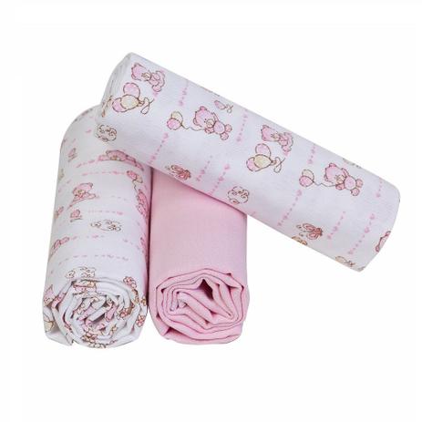 manta cueiro flanelado papi 80 cm X 80 cm 03 unidades rosa é boa?