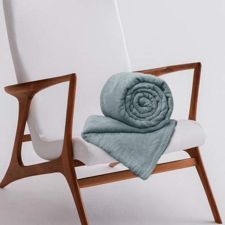 Manta de Microfibra Casal Toque Flannel 1,80m x 2,20m Rozac Verde Água Menor preço em Manta de Microfibra Casal Toque Flannel 1,80m x 2,20m Rozac Verde Água