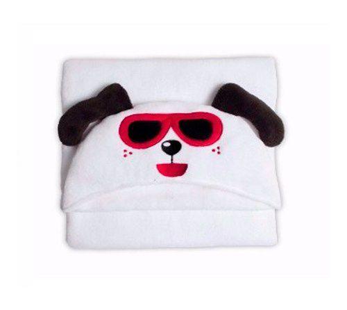 Manta de Microfibra Infantil c/ Capuz 90 cm x 90 cm Happy Dog - Buettner Menor preço em Manta de Microfibra Infantil c/ Capuz 90 cm x 90 cm Happy Dog - Buettner