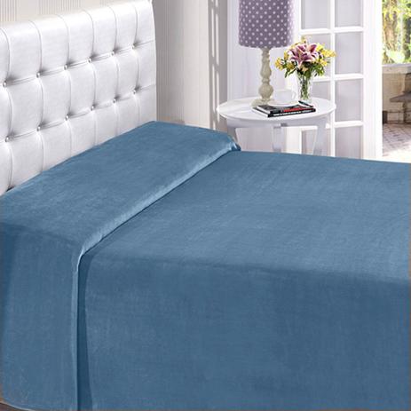 Manta de Microfibra Solteiro Buettner (1,50 x 2,20m) - Azul Oceano - Bouton Menor preço em Manta de Microfibra Solteiro Buettner (1,50 x 2,20m) - Azul Oceano - Bouton