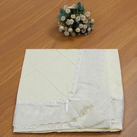 Manta de Piquet Nervura com Lasie - Floral Ferrugem - Laura baby Menor preço em Manta de Piquet Nervura com Lasie - Floral Ferrugem - Laura baby