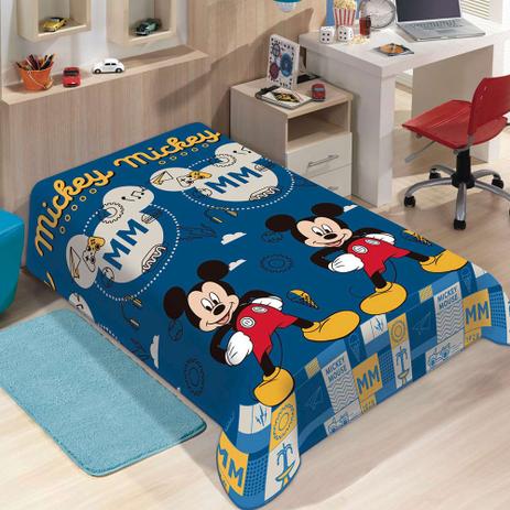 Manta Disney Soft Solteiro 1,50 x 2,20m Mickey Mouse Jolitex Menor preço em Manta Disney Soft Solteiro 1,50 x 2,20m Mickey Mouse Jolitex