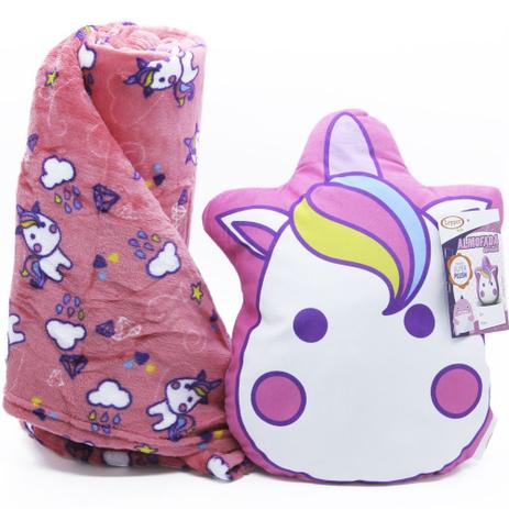 Manta e Almofada Infantil Unicórnio SuperSoft Fleece Lepper Menor preço em Manta e Almofada Infantil Unicórnio SuperSoft Fleece Lepper