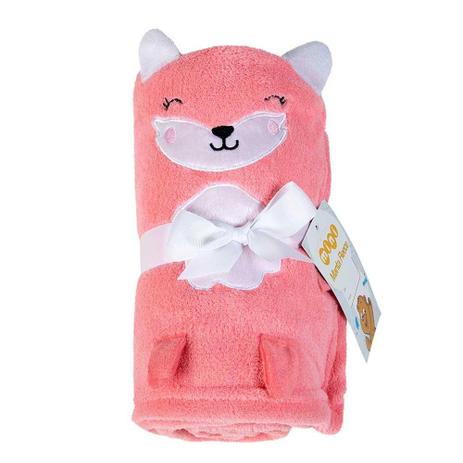 Manta Fleece Bebê Menina Lepper Bordada Raposinha Pink Menor preço em Manta Fleece Bebê Menina Lepper Bordada Raposinha Pink
