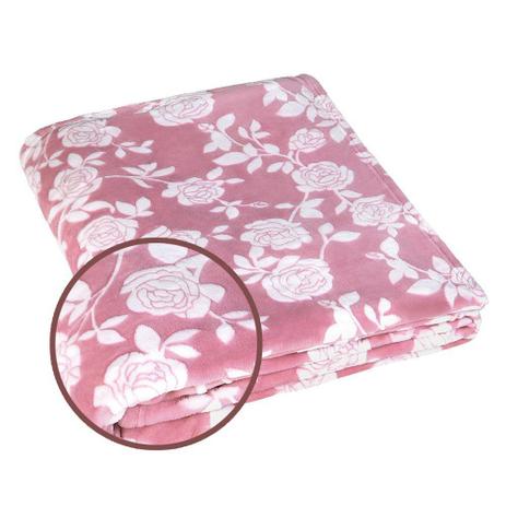 Manta Fleece Casal Lepper Premium Efeito 3D Rosa Menor preço em Manta Fleece Casal Lepper Premium Efeito 3D Rosa