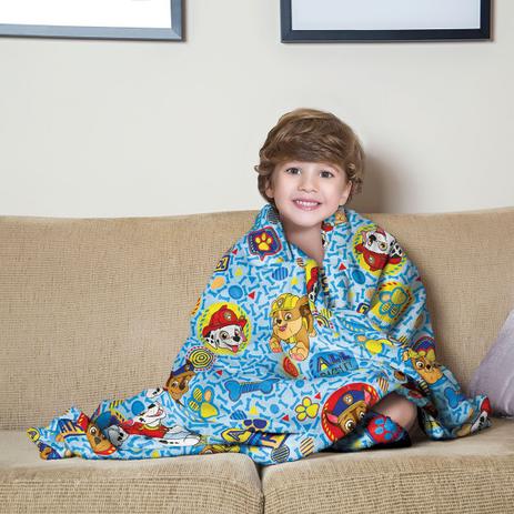 Manta Fleece Infantil Estampada Patrulha Canina - Lepper Menor preço em Manta Fleece Infantil Estampada Patrulha Canina - Lepper