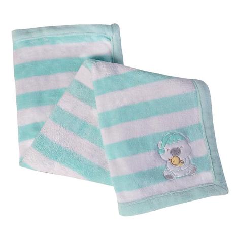 Manta Fleece Infantil Lepper Mini Estampada Verde Água Bordada Menor preço em Manta Fleece Infantil Lepper Mini Estampada Verde Água Bordada