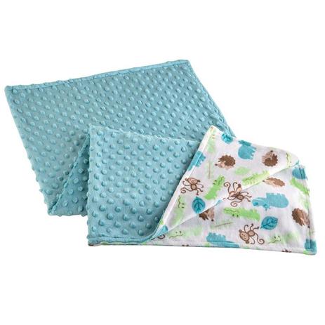 Manta Fleece Infantil Lepper Mini Safári Dupla Face Estampada Azul Menor preço em Manta Fleece Infantil Lepper Mini Safári Dupla Face Estampada Azul