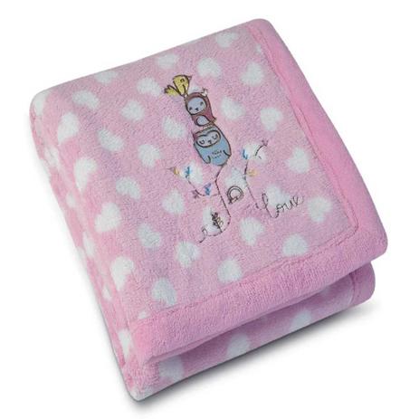 manta fleece menina bordado ilustra lindas corujinhas - Lepper Menor preço em manta fleece menina bordado ilustra lindas corujinhas - Lepper