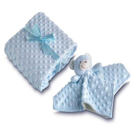 manta fleece menino dupla face e naninha com aplique ursinho de pelúcia - Lepper Menor preço em manta fleece menino dupla face e naninha com aplique ursinho de pelúcia - Lepper