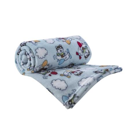 Manta Glorious Baby Flannel Le Petit Lipe Azul Corttex Menor preço em Manta Glorious Baby Flannel Le Petit Lipe Azul Corttex