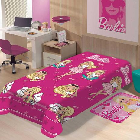 manta infantil menina jolitex barbie fashion Menor preço em manta infantil menina jolitex barbie fashion