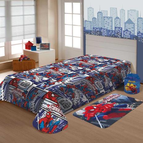 manta infantil menino jolitex Marvel spider-man Menor preço em manta infantil menino jolitex Marvel spider-man