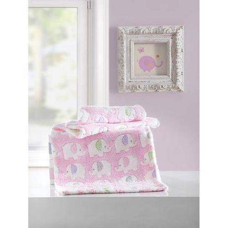 Manta Jacquard Bebê Kidy XODÓ PINK Le Petit Corttex Menor preço em Manta Jacquard Bebê Kidy XODÓ PINK Le Petit Corttex