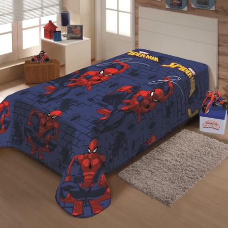 Manta Jolitex Solteiro Soft Microfibra Homem Aranha Teia Oficial Menor preço em Manta Jolitex Solteiro Soft Microfibra Homem Aranha Teia Oficial