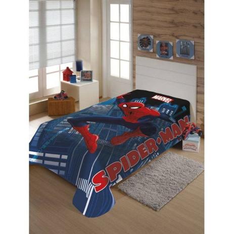 Manta Microfibra Marvel Spider Man Jolitex Menor preço em Manta Microfibra Marvel Spider Man Jolitex
