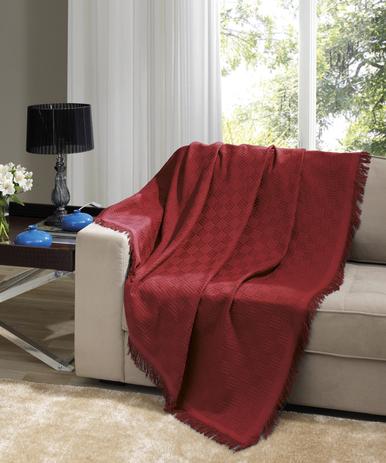 Manta P/ Sofá - London - Vinho 8834 - 1,60m x 2,10m - Dohler Menor preço em Manta P/ Sofá - London - Vinho 8834 - 1,60m x 2,10m - Dohler