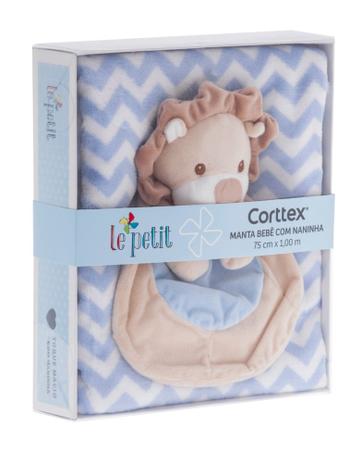 Manta Para Bebê Estampada Com Naninha De Pelúcia Corttex, Macia E Delicada. Menor preço em Manta Para Bebê Estampada Com Naninha De Pelúcia Corttex, Macia E Delicada.