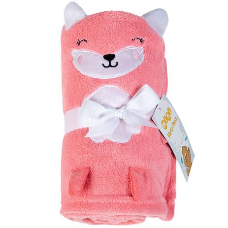 Manta Para Bebê Raposinha com Aplique Bordado Fleece Lepper Menor preço em Manta Para Bebê Raposinha com Aplique Bordado Fleece Lepper