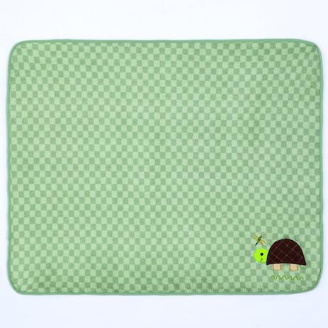 Manta para Berço Microfibra Tartaruga Poliéster Personagem Buettner Verde Menor preço em Manta para Berço Microfibra Tartaruga Poliéster Personagem Buettner Verde