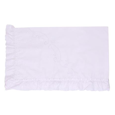 Manta Piquet Marli Enxovais Bordado Coroa Branco Menor preço em Manta Piquet Marli Enxovais Bordado Coroa Branco