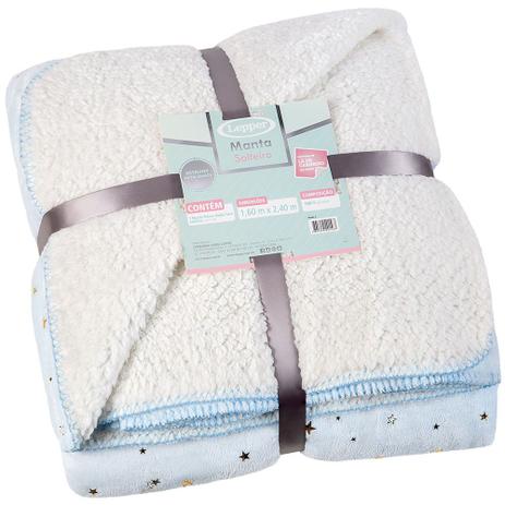 Manta Solteiro Azul Com Estrelinhas Fleece Kids Glam Lepper Menor preço em Manta Solteiro Azul Com Estrelinhas Fleece Kids Glam Lepper