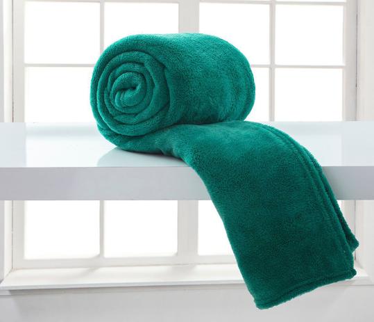 Menor preço em Manta Solteiro Microfibra Home Design Esmeralda - Corttex