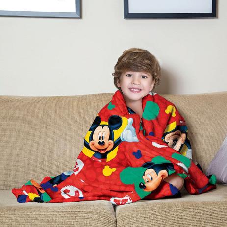 Manta Solteiro Soft Fleece Infantil Microfibra Mickey Lepper Menor preço em Manta Solteiro Soft Fleece Infantil Microfibra Mickey Lepper